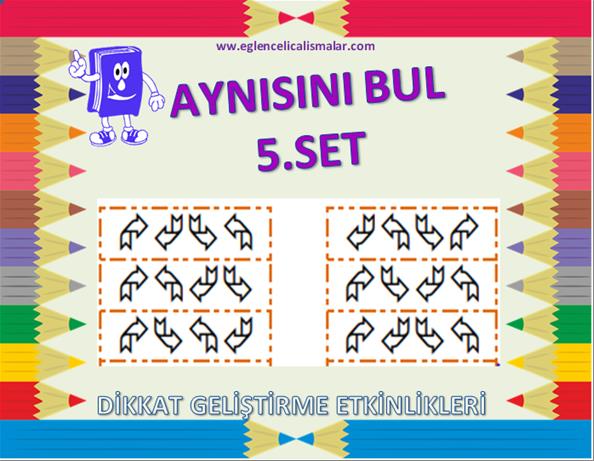 Aynısını Bul Dikkat Geliştirme5