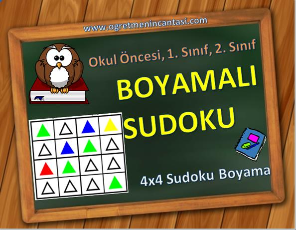 Sudoku-Boyama-Boyamalı-Sudoku