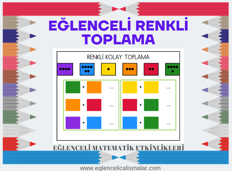 eglenceli renkli toplama etkinlikleri